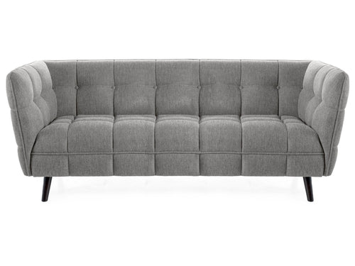 Sofa 3-Sitzer mit Stoff, Castello 3 Brego Grau