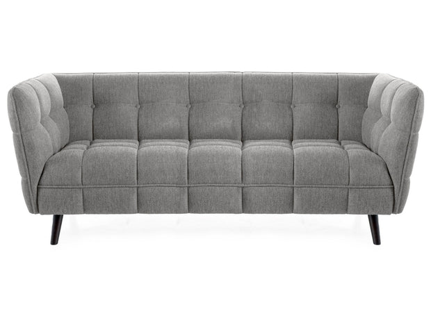 Sofa 3-Sitzer mit Stoff, Castello 3 Brego Grau