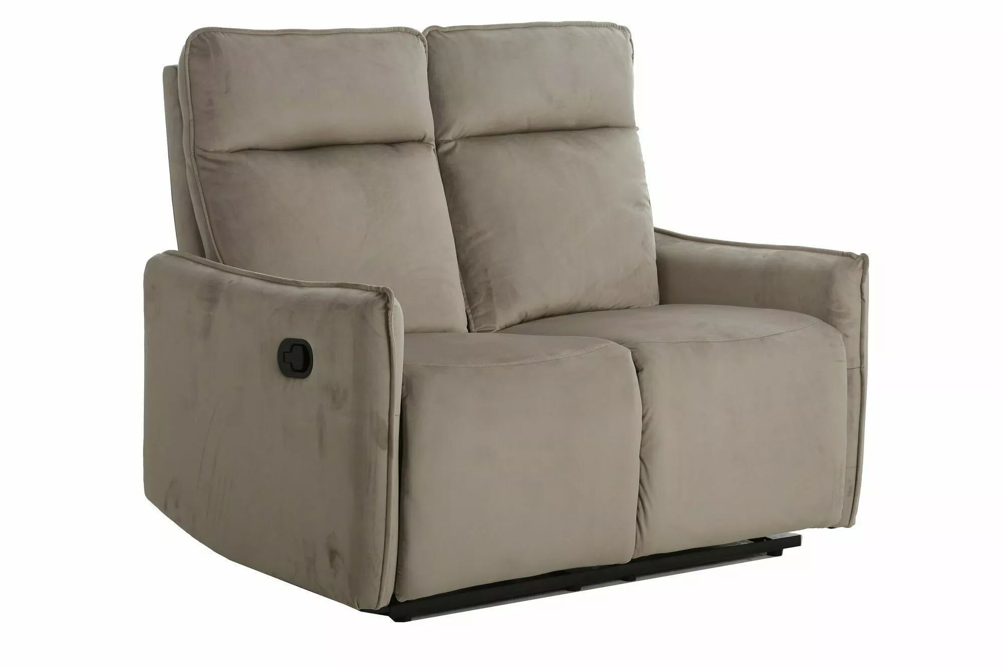 Sofa mit Relaxfunktion 2-Sitzer in velluto Travis 2 Beige