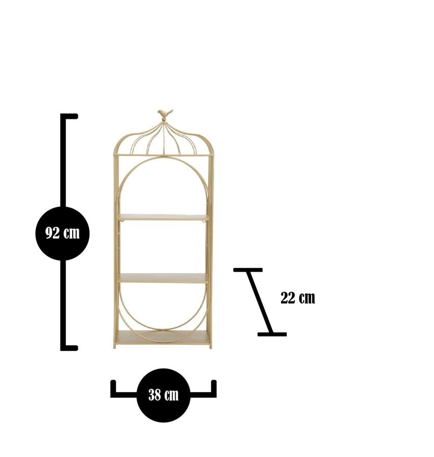 Wandregal Cage Gold (7)