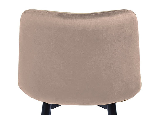 Barstuhl mit Samtstoff Chase H-2 Beige (1)