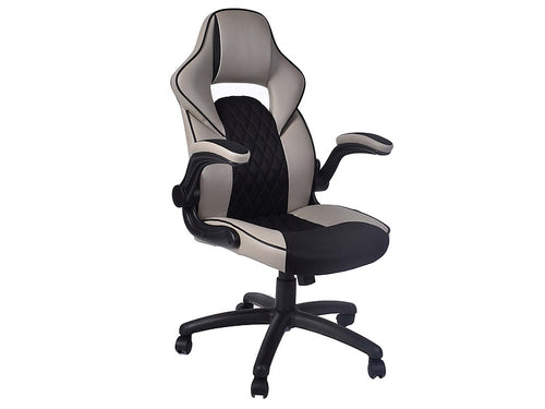 Gaming Stuhl mit Ökoleder Qwin-372 Beige