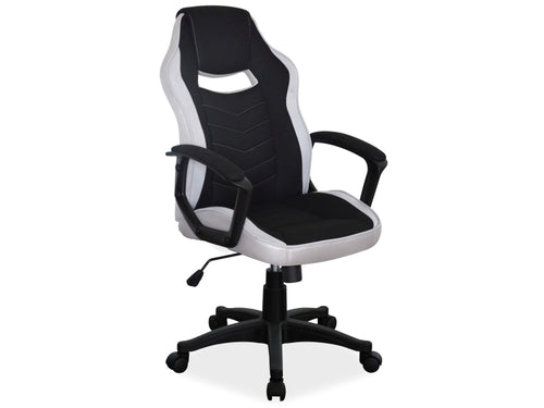 Gaming Stuhl mit Stoff Camira Schwarz