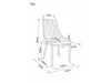 Esszimmerstuhl mit Samtstoff Trisha Schwarz (3)