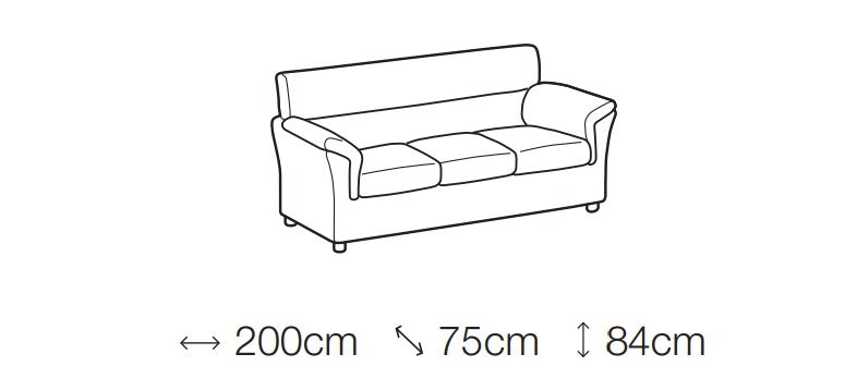 Sofa 3-Sitzer Trickis Rosa (6)