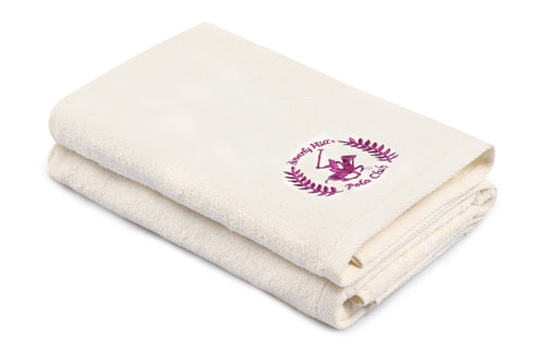 2er Set Badehandtuch Baumwolle Beverly Hills Polo Club 402 Creme, 70 x 140 cm