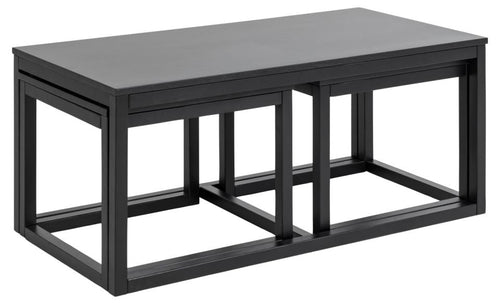 Couchtisch 3er Set Cornus Schwarz