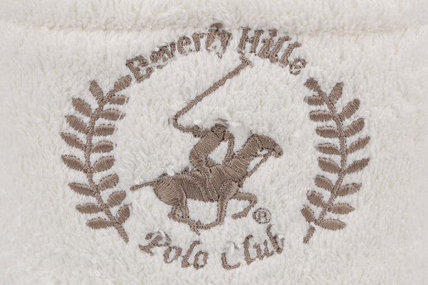 4er Set Badehandtuch Baumwolle Beverly Hills Polo Club Alinda Alb V06 Mehrfarben, 30 x 30 cm (6)