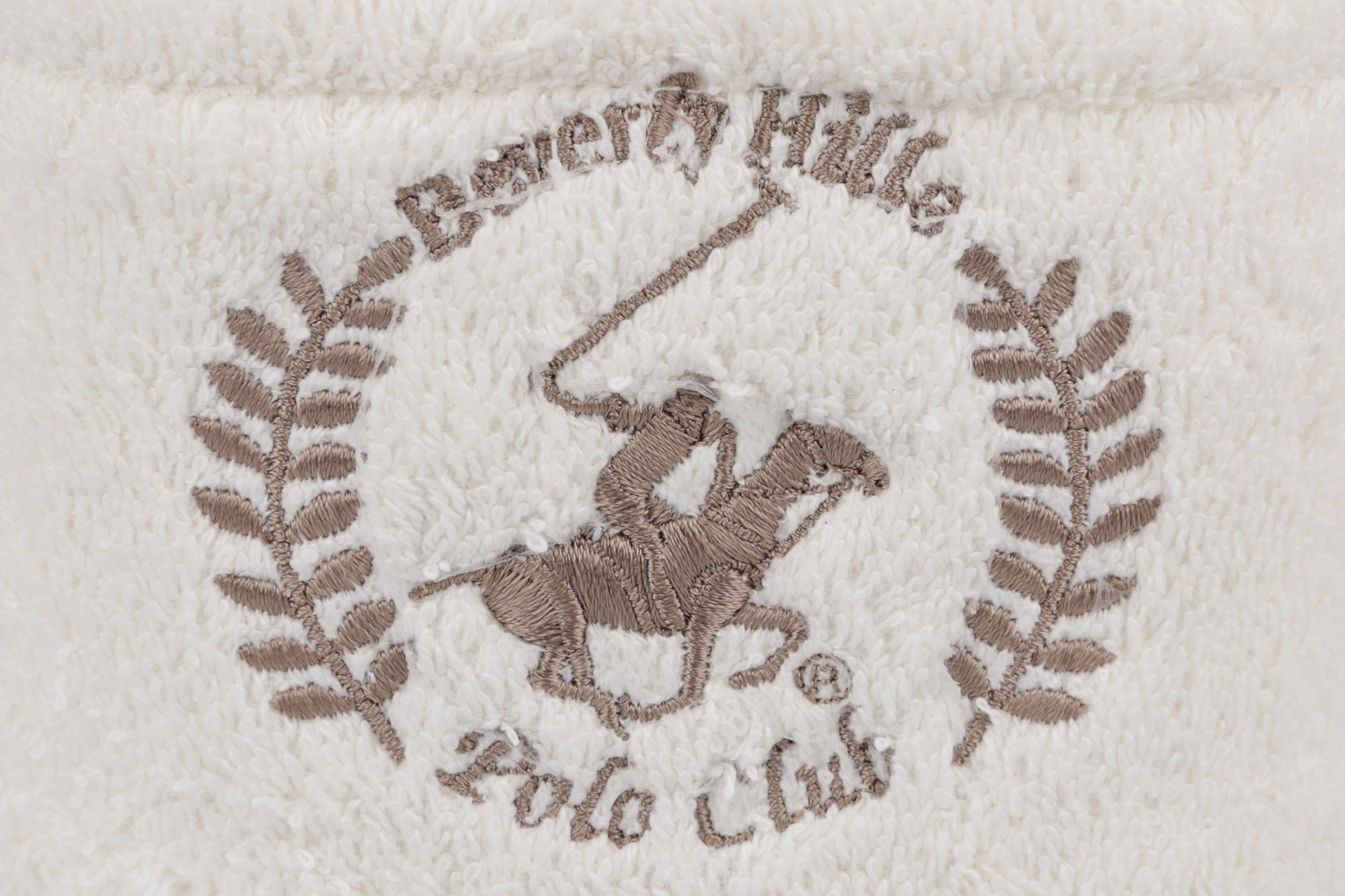 4er Set Badehandtuch Baumwolle Beverly Hills Polo Club Alinda Alb V07 Mehrfarben, 30 x 30 cm (6)