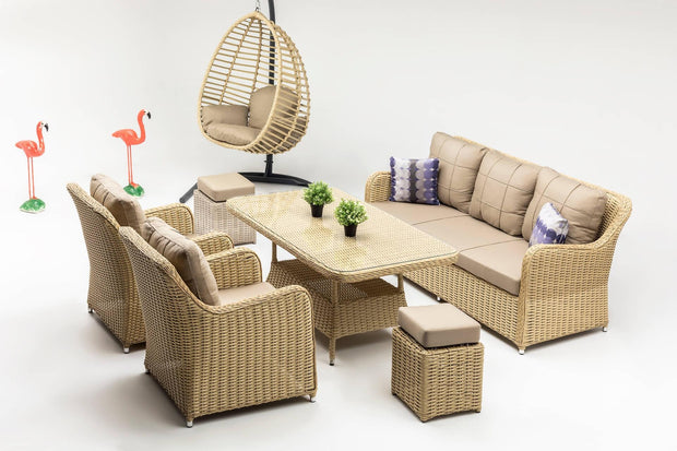 Lounge Set 7-Sitzer Cosmo Cappuccino (1)