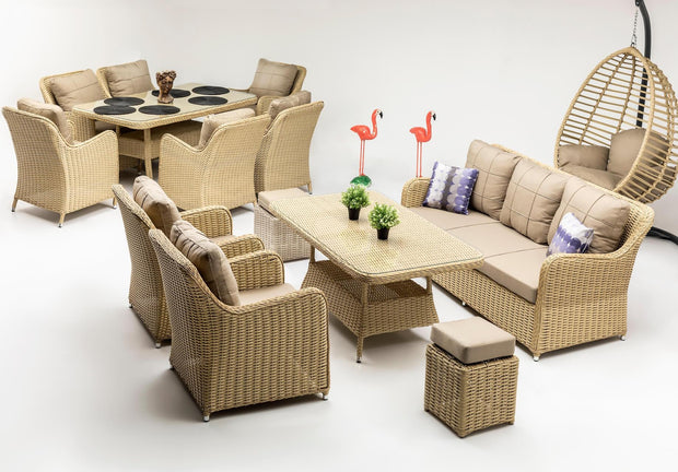 Lounge Set 7-Sitzer Cosmo Cappuccino (2)