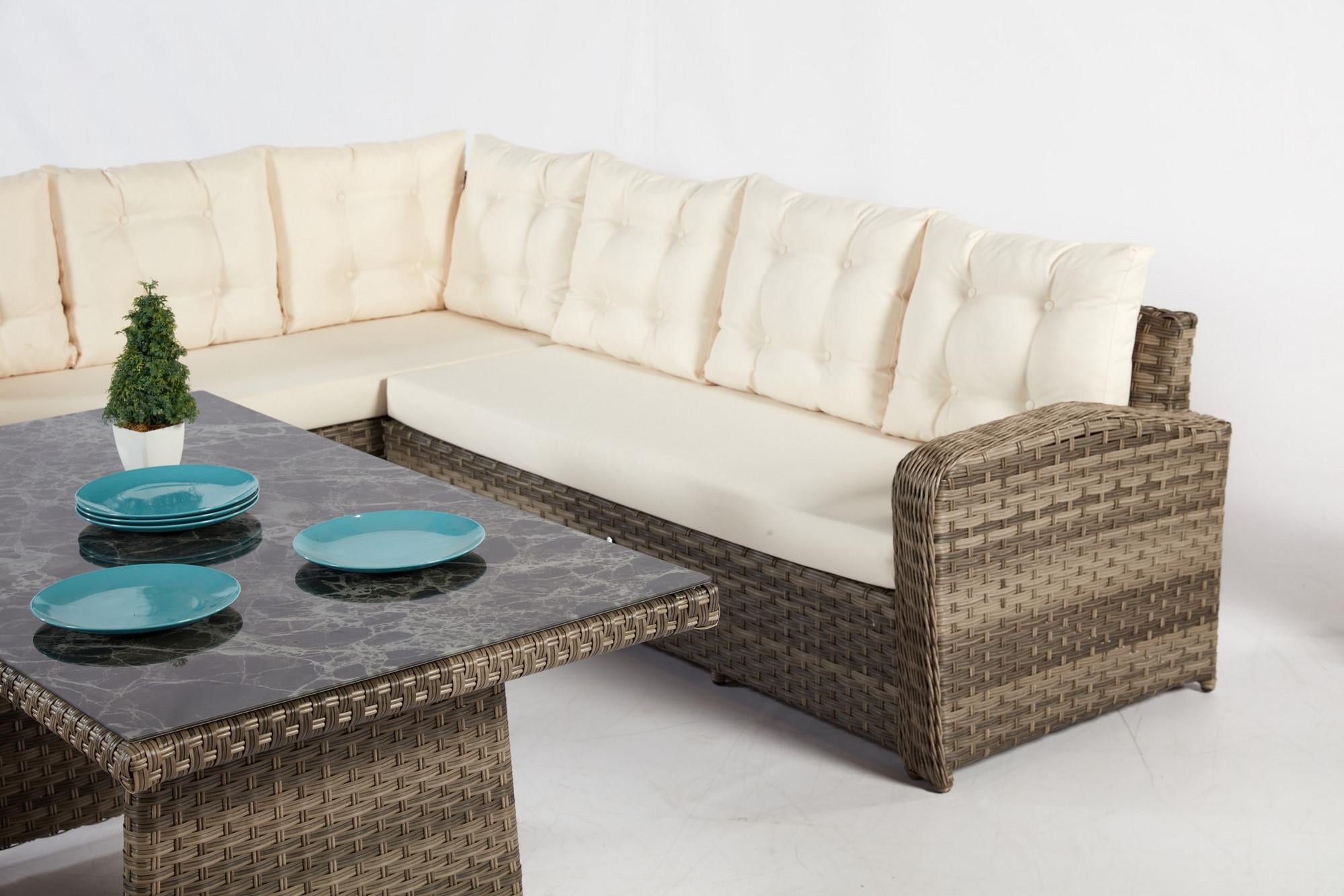 Lounge Set 8-Sitzer Lagata Creme (6)