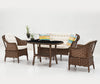 Lounge Set 4-Sitzer Luna 505 Braun (3)