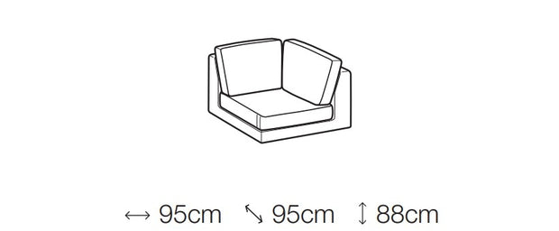 Ecksofa mit Chaiselongue Rechts, 4-Sitzer, Sfingis Türkis (7)