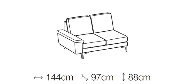 Ecksofa mit Chaiselongue Rechts, 4-Sitzer, Sfingis Türkis (8)