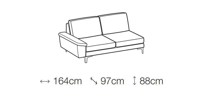 Ecksofa mit Chaiselongue Rechts, 4-Sitzer, Sfingis Türkis (6)