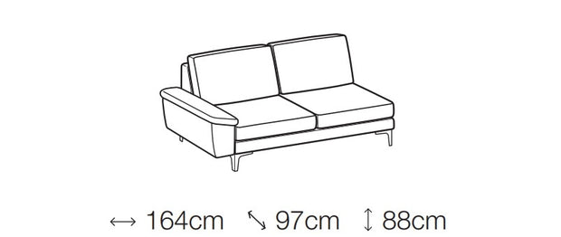 Ecksofa mit Chaiselongue Rechts, 4-Sitzer, Sfingis Türkis (6)