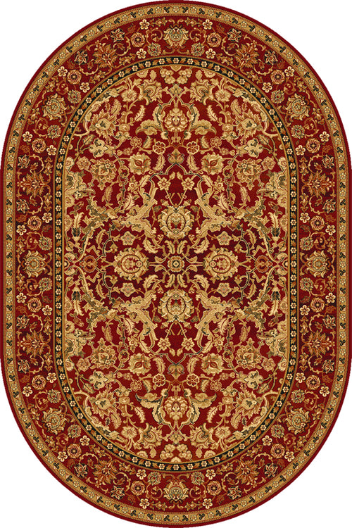 Teppich Wilton Stolnik Ruby Oval Burgund