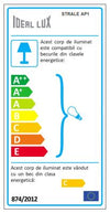 Wandleuchte Strale AP1 (2)