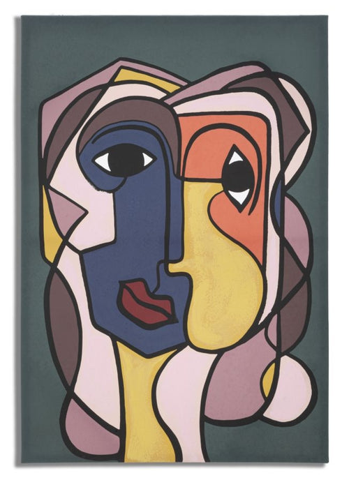 Leinwandbild Double Face Mehrfarben, 60 x 90 cm