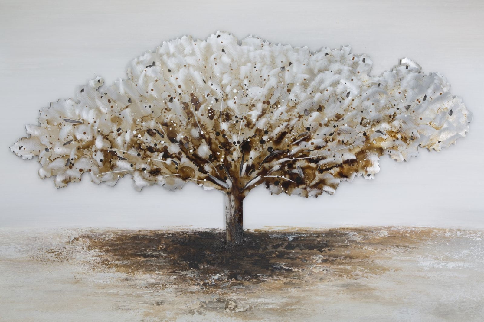 Handgemaltes Gemäld Albero Mehrfarben, 120 x 80 cm