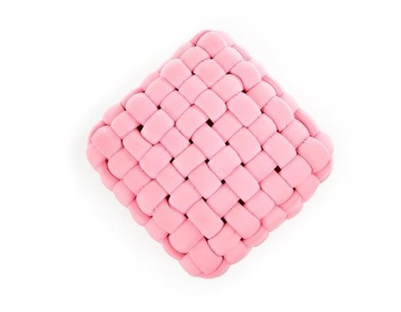 Pouf mit Stoff Rayley Rosa (3)