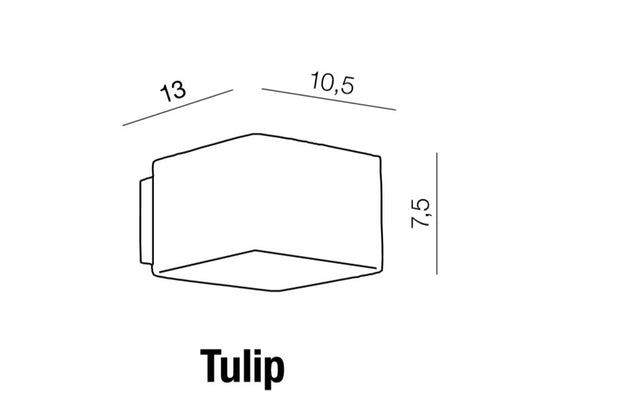 Wandleuchte Tulip AZ0138 Schwarz (1)