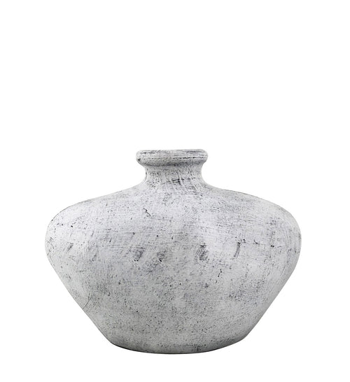 Vase Bleached Pundak Grau