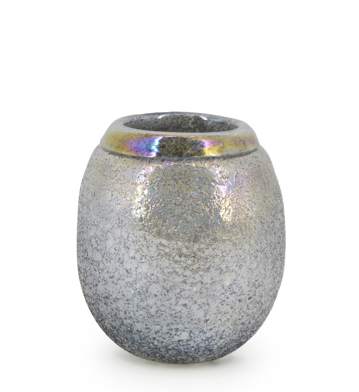 Vase Atlantis Low Grau